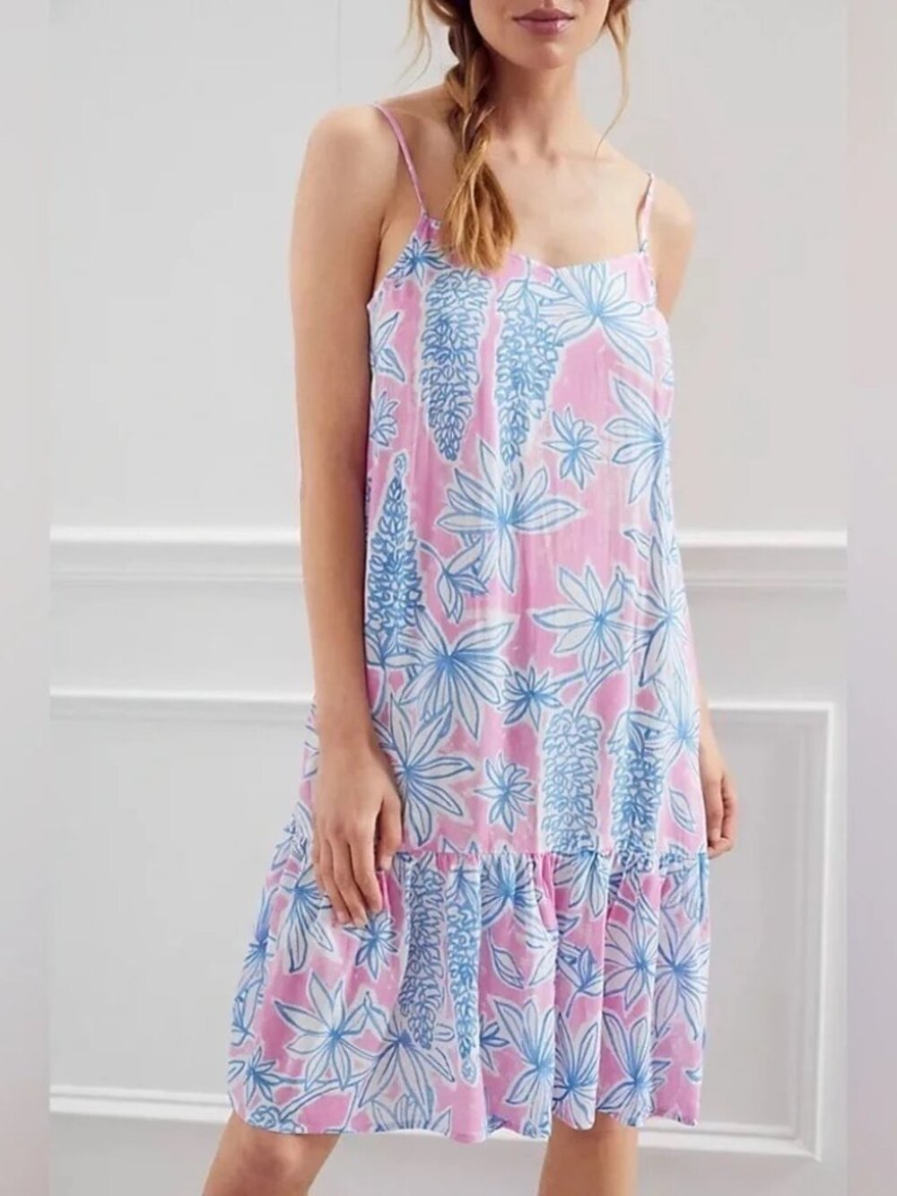ANTHROPOLOGIE - Sisters Gulassa Flounced Floral Mini Dress XS